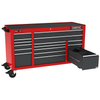 PWR WRKSTN 67 IN 17 DWR RED/GREY