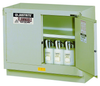 31 Gallon, 1 Shelf, 2 Doors, Self Close, Flammable Cabinet, Sure-Grip® EX Under Fume Hood, Silver - 884824