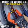 600A AC/DC Auto-Ranging Digital Pro Clamp Meter with Worklight