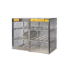 12 Horizontal 20 to 33 Lb. LPG Cylinder Capacity, Gas Cylinder Cabinet Locker, Aluminum - 23004