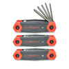 3PK HEX FOLD-UP SET, SAE MM TORX