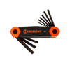 3PK HEX FOLD-UP SET, SAE MM TORX