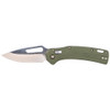 KTO Resurgence Knife, Drop Point Blade, Moss Green Handle
