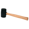 STANLEY® HICKORY HANDLE RUBBER MALLET - 18 OZ
