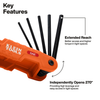 Pro Folding Hex Key Set, 31-Key, SAE, Metric, TORX® Sizes, 3-Piece