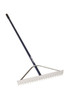 Midwest Rake S550 Professional Screening Rake, 36" Heavy-Duty Aluminum, Wrap-Around Bracing, 66" Powder-Coated Aluminum, Cushion Grip
