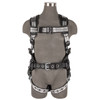 SAFEWAZE PRO+ Slate Construction Harness: Alu 3D, Alu QC Chest, TB Legs (XS)