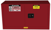 17 Gallon, 1 Shelf, 2 Doors, Self Close, Flammable Safety Cabinet, Sure-Grip® EX Piggyback, Red - 891721