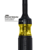 15-in-1 Ratcheting Impact-Rated Multi-Bit Torsion Zone Screwdriver