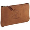 Klein Top-Grain Leather Zipper Bag