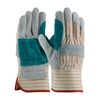PIP® 85-7512J  Leather Palm Gloves, Size L, Gray