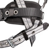 SAFEWAZE PRO+ Slate Construction Harness: Alu 3D, Alu QC Chest, Alu FD, TB Legs (M)