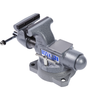 WILTON 1755, Tradesman 5-1/2" Round Channel Vise with Swivel Base
