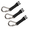 Ergodyne squids Accessory Pack Retractables - SS Carabiners 3-pack Black Standard