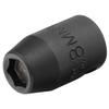 Proto® 3/8" Drive Metric High Strength Magnetic Impact Socket 8 mm - 6 Point 1/ea