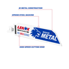 LENOX 20174-6118R 6" 18TPi Lazer Heavy Duty Metal Cutting Bi-Metal Reciprocating Saw Blade - 5 Pack