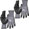 Knit Dipped Gloves, Cut Level A4, Touchscreen, X-Large, 2-Pair