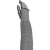 Kut Gard® 20-S10ATA/PE9-T  Cut Resistant Sleeve, Size 18", Gray, ANSI A9