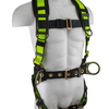 SafeWaze PRO Construction Harness: 3D, MB Chest, TB Legs, Fixed Waist Pad  (2X)