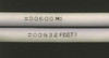 DUCT ROD 7/16 PYT 1000'3/8 45" FT MARK