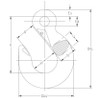 SLING HOOK, EYE STYLE, PL, 1/2"