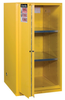 60 Gallon, 2 Shelves, 1 Bi-Fold Self Close Door, Flammable Cabinet, Sure-Grip® EX, Yellow - 896080