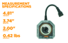 Woods TIMER, OUTDOOR 24-HOUR HEAVY DUTY MECHANICAL TIMER, 3/4HP, 2 GROUNDED OUTLETS 6/BX