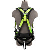 SafeWaze PRO Construction Harness: 3D, Dorsal Link, MB Chest, TB Legs, Fixed Waist Pad  (S)