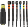Hollow Magnetic Color-Coded Ratcheting Power Nut Driver, 7-Piece