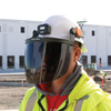 Replacement Face Shield Lens, Full Brim Hard Hat, Gray Tint