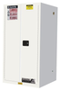 60 Gallon, 2 Shelves, 2 Doors, Manual Close, Flammable Cabinet, Sure-Grip® EX, White - 896005