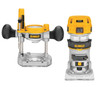 DEWALT 1-1/4 HP Max Torque Variable Speed Compact Router Combo Kit with LED's