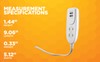Woods POWERSTRIP, DSKTP USB 2 OUT 2.4A WH 6/BX
