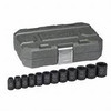 12 Pc. 1/2" Drive 6 Point SAE Impact Socket Set