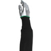 Kut Gard® S10HTP/2BK-EW-ES6  Cut Resistant Sleeve, Size 18", Black, ANSI A2