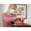 BLACK+DECKER 2.4A Random Orbit Sander with Paddle Actuation