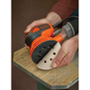 BLACK+DECKER 2.4A Random Orbit Sander with Paddle Actuation