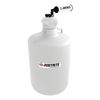 20 Liter HDPE Carboy with Filter Kit, VaporTrap™, 4 Ports 1/8" Tubing, 4 Ports 1/4" Tubing, 83mm Cap, Round - 12819