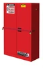 45 Gallon, 2 Shelves, 2 Doors, Self Close, Flammable Cabinet, High Security With Steel Bar, Red - SC29884R