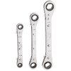 Klein Reversible Ratchet Box Wrench Set 3 Pc