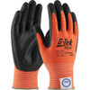 G-Tek® 3GX® 19-D340OR  Cut Resistant Gloves, Size S, Hi-Vis Orange, ANSI A4