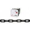 PLASTIC CHAIN,#8,BLACK,138'/SQ PL