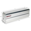 Weather Guard 55" Chest - Alum, Clear Finish