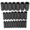 PROTO Set Impact Socket 1/2Dr 25Pc Me