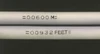 DUCT ROD 9/16 PYT 1000'3/4 45" FT MARK