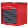 PROTO 27 In 7 Drawer Top Chest Red Gray