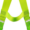 SAFEWAZE PRO+ Arc Flash Dielectric Harness with Pass through Dielectric on Chest and Quick-Connect Legs: 2XL