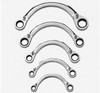 5 Pc. Half Moon Reversible Double Box Ratcheting Wrench Set Metric