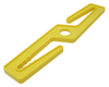 Woods CORDSTOR, "S" SHAPED CORD LOCK YELLOW W 12/BX