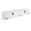 90.25" Super Side - Alum, White Finish